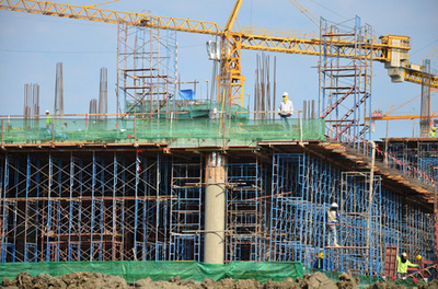 建筑企業施工現場